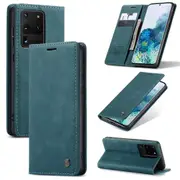CaseMe Samsung Galaxy S20 Ultra Classic Folio Case Cover G988 Skin [Teal Green]