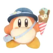 Kirby Sunny Day Plush Waddle Dee by Sanei Boeki 11.5x11x14cm Ice Cream Cute Gift