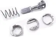 STGTZPLPDU Fit for VW Fit for Polo 9N Driver Or Passenger Side 1U0 837 167/168 Door Lock Cylinder Barrel Repair Kit Front 4/5 Doors Door Lock
