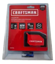 Craftsman 15' Wall Mount Laser w/ Integrated Bubble Vial - CMHT77634