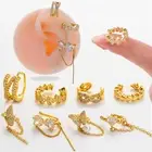 Non Piercing Ear Cuff Chain Earrings Hoop Tragus Helix Cartilage Top Upper Ear