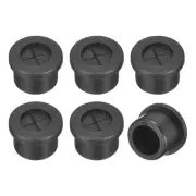 6 Pcs Cable Cord Grommet, 9/16 Inch Desk Grommet Flexible Rubber Grommets