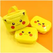 LilFang Pikachu Pokemon 3D Double Lock Stainless Steel Lunch Box Set 2-tier Bag