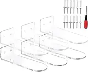ANDRESLAD 6Pcs Wall Mounted Shoe Display Shelf Floating Sneakers Storage Shelves for Home Living Bedroom Store for Showcasing Shoe Collections