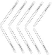 SAFIGLE Makeup Tools 10pcs Silicone Lip Brush Set for Balm Tint Gloss and Lip Exfoliation with Portable Cover