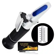 Beer Brix & Specific Gravity Refractometer with ATC Optic Dual Scale 0~32% Br...