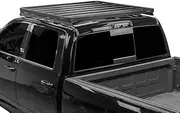 Front Runner Slimline II Roof Rack Kit/Low Profile Compatible with RAM 1500/2500/3500 Crew Cab (2009-Current) - Complete Kit Aluminum Platform Tray, Rooftop Cargo Carrier, Cargo Rack