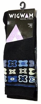 WIGWAM WOMEN'S PRIMROSE WOOL FREE TALL PERFORMANCE SOCKS, MEDIUM MADE IN US