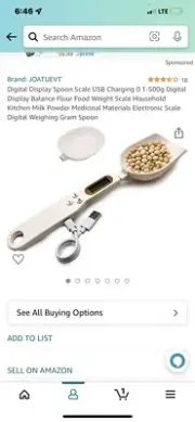 joatuevt electronic measuring scoop