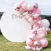Rose Gold Pink Balloon Garland Arch Kit Bridal Shower Wedding Marriage Birthday