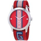 Gucci YA1264070 G-Timeless 38MM Unisex Multicolored Nylon Watch