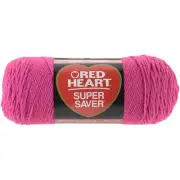 3 Pack Red Heart Super Saver Yarn-Shocking Pink E300B-718