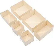 FONDOTIN Closet Organiser Foldable Storage Box Underwear Box Nonwoven Lightweight Organize Your Wardrobe