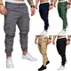 Men long straight jeans mens jogger trousers casual pants