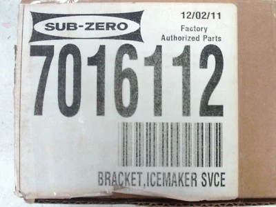 SUB - ZERO BRACKET ICEMAKER SVCE # 7016112