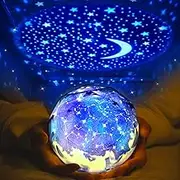 Star Night Light for Kids, Universe Night Light Projection Lamp, Romantic Star Sea Birthday New Projector Lamp for Bedroom - 3 Sets of Film