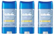 BL Gillette Deodorant Clearshield Gel Tropical Breeze 3.8oz -- THREE PACK