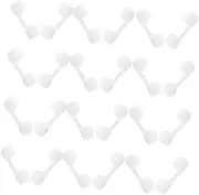 Outanaya 100Pcs Washable Nose Plugs Flexible Nose Filters for Spray Tanning Makeup Smog Protection Comfortable Fit for Unisex Easy to Clean Haze Dust Nose Plug