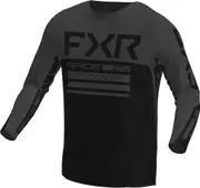 FXR Contender Off-Road Motocross Jersey, black-grey, Size L for Men Black Grey