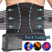 Lumbar Lower Back Support Brace Waist Belt Trimmer Posture Orthosis Pain Wrap