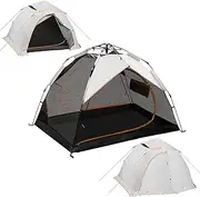 OutdoorMaster 2 Person Camping Tent, 4 Seasons Lightweight Backpacking Tent, Waterproof and Weatherproof Tent, Double Layer Outdoor Tents, Pop Up Tent for Camping, Hiking and Mountaineering