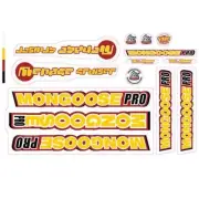 Mongoose - 2000 Menace Cruiser - Decal set - old school bmx