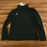 Nike Jordan Dri-FIT Training 1/2 Zip Top Womens Green Size Medium DQ7917-341
