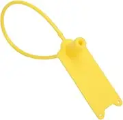 100Pcs Plastic Anti Theft Bag Tie, 195mm Disposable Cable Zip Ties, Disposable Anti Theft Self Locking Tie for Clothes, Suitcase Shoes, Bag Label Tag(Yellow)