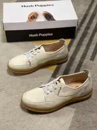 在飛比找Yahoo!奇摩拍賣優惠-Hush Puppies暇步士休閒鞋女 舒適免系德訓鞋女板鞋
