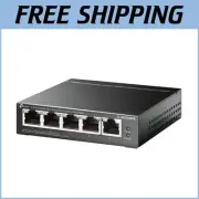 5-Port Gigabit PoE Switch with 4 PoE+ Ports - Easy Smart Managed Solution
