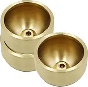 3 Sets Doorbell Wind Chime Accessories Craft Bells Mini Craft Bells Door Chime Golden Copper