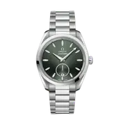Omega Aqua Terra 38 Small Seconds Stainless Steel Green Dial 220.10.38.20.10.001