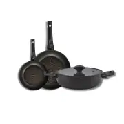 Essteele Per Salute Nonstick Induction 3 Piece Essentials Cookware Set - Best, Luxury Cookware - Made in Italy