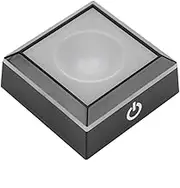 LED Light Base Display Stand Multicolor for Crystal Art Glass Decor Square Holder Lamp Switch USB Acrylic