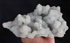 SUPERB CHALCEDONY STALACTITE CLUSTERS ON BASE # 1454