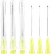 100 PCS 20Ga Dispensing Needle,Individual Package of Injection Syringe Accessories with Luer Lock,Suitable for Refilling Liquid, Inks,Livestock and Industry(1inch/25mm)