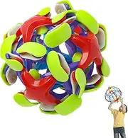 Expanding Ball Toy Sphere | Colorful Retractable Sphere Ball,Telescopic Toys for Kids, Outdoor Throwing Fidget Party Props for Breathing Exercises and Play