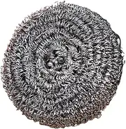 Steel Wool Scrubber, Reusable Metal Sponge, Non-Scratch Multipurpose Cleaner, Rust-Resistant, Kitchen Cleaning Supply for Home, Restaurant, Dishwashing, Oven, Grill, and Cookware
