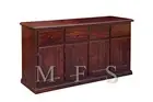 KENT 4 DOOR 4 DRAWER BUFFET - 860(H) x 1660(W) - GREYWASH , WALNUT , BALTIC