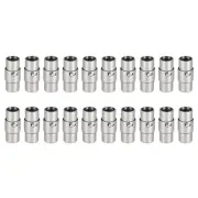 Leather Cord End Clasp, 20Pcs 6mm Hole Clasps Jewelry Making, Grey