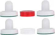 ibasenice 2 Sets Air Hockey Accessories Pushers for Tables Durable for Indoor Fun for Parties Family Gatherings