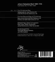 BACH CANTATAS, VOL. 14: NEW YORK NEW CD
