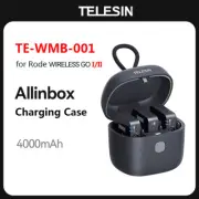 TELESIN TE-WMB-001 Charging Case Box 4000mAh 3 Slots for RODE Wireless GO I II