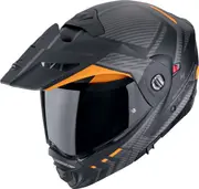 Scorpion ADX-2 Lewis, flip up helmet , color: Matt Black/Grey/Orange , size: M