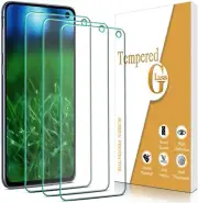 [3-Pack] Samsung Galaxy S10e Clear Glass Screen Protector Bubble Free Thin Cover