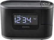 Homedics SoundSleep Recharged Alarm Clock & White Noise Sound Machine, Black