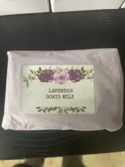 NATURAL GOATS MILK SOAP LAVENDER [PALM FREE, ESSENTIAL OILS]