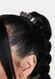 Distortion Spiked Ponytail Holder