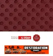 HOLDEN HK HT HG UTE GOYA RED GOLF BALL HEAD ROOF HOOD LINING (5D)