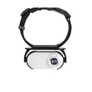 128GB Dog Cat Camera Collar, 1080P Collar Camera Mini Body for Pets, Action Recorder for Cats and Dogs, Dog Tracker Cam Collar Outdoor or Indoor, White